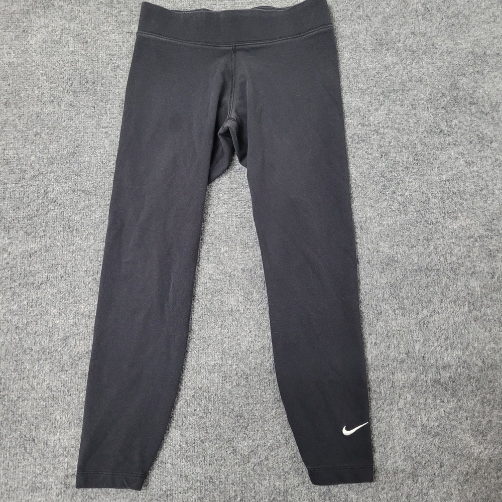 Nike Leggings Womens Size S Black Slim Fit Cotton Blend Athletic Yoga Pants